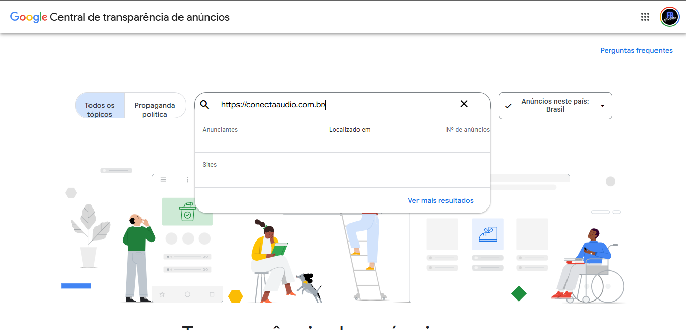 Erro no Google Ads